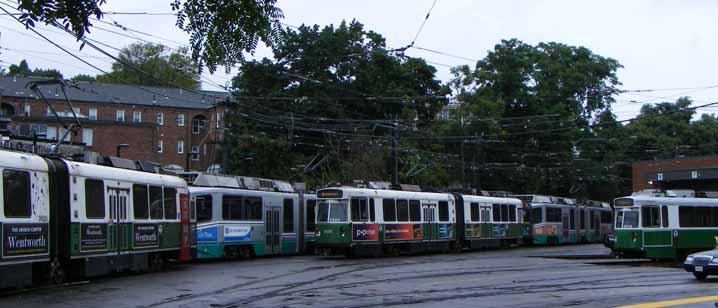 MBTA Boston Kinki-Sharyo streetcar 3688